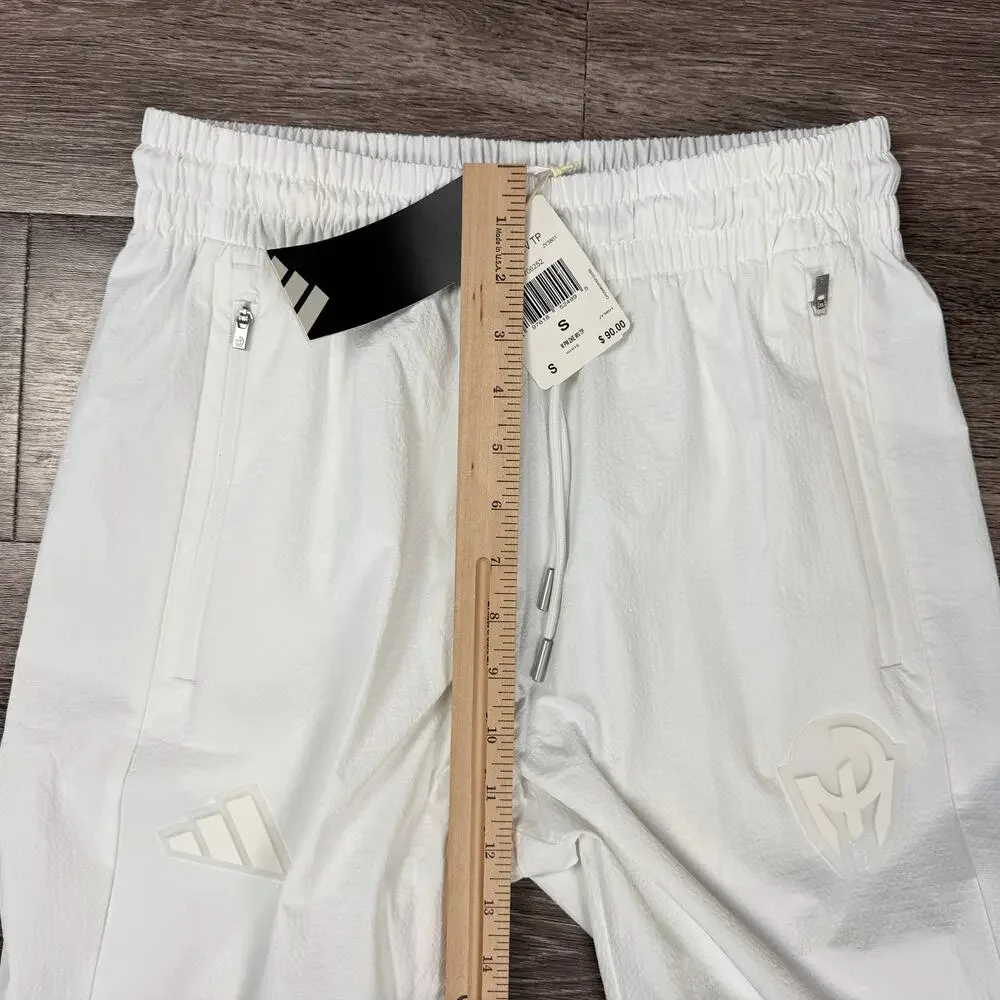 Adidas Pat Mahomes ZNE Woven Track Pants Joggers Men's Small White JY3801 New